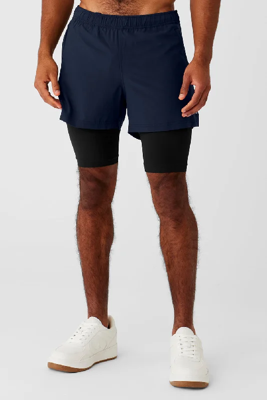 5"" Revival 2-in-1 Short - Navy/Black