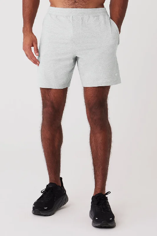 7"" Conquer React Performance Short - Athletic Heather Grey