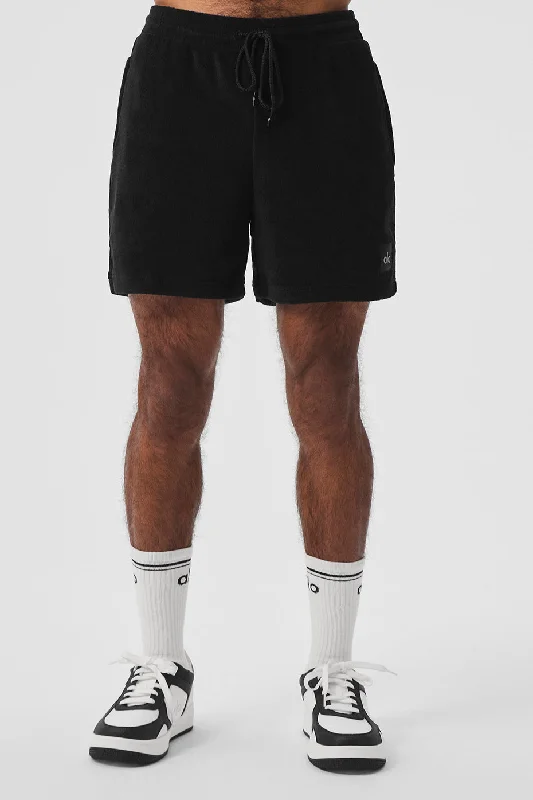 7"" Coastal Terry Short - Black