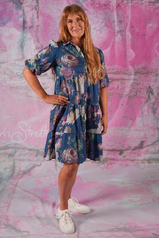 Mad Hatty Dress - Sky Garden | PRE ORDER END AUG