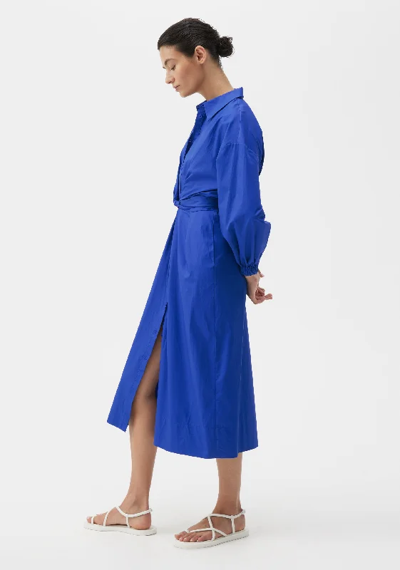 MORRISON ARI SHIRT DRESS - COBALT