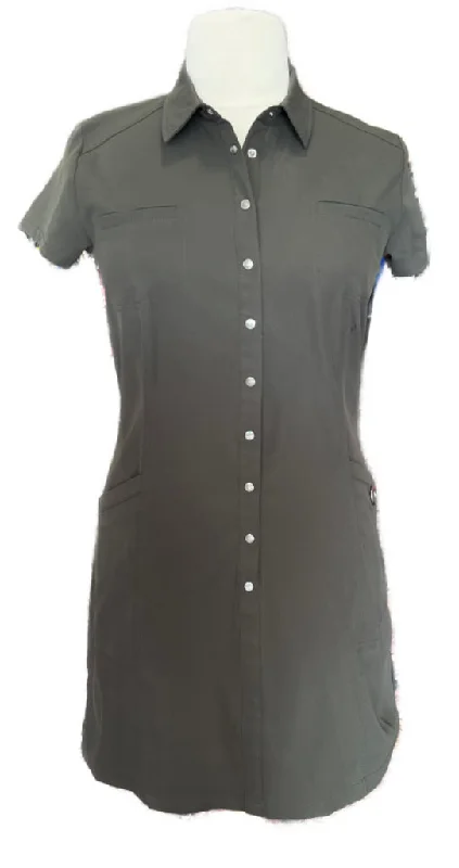 New Daily Sports Loden Green Lyric Cap Sleeve Golf Dress Size XL. MSP$156