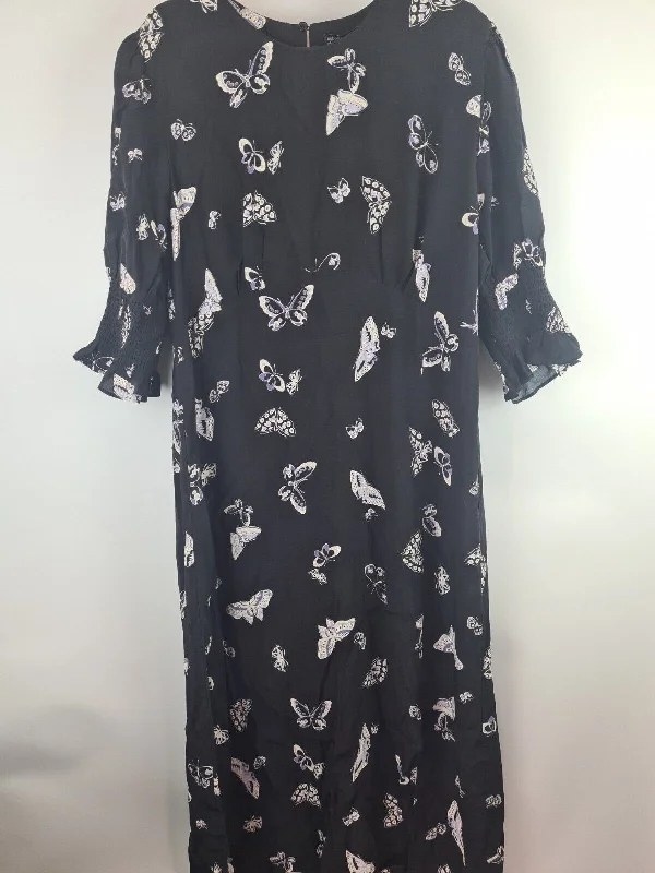 Nobodys Child Curve Luna Midi Dress Black Size 20