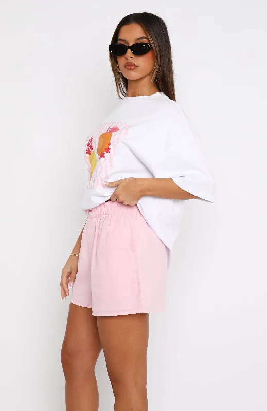 Nothing But Love Shorts Pink