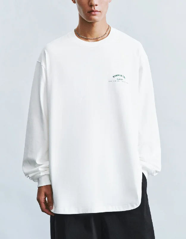 Printed Crew Neck Loose T-Shirt