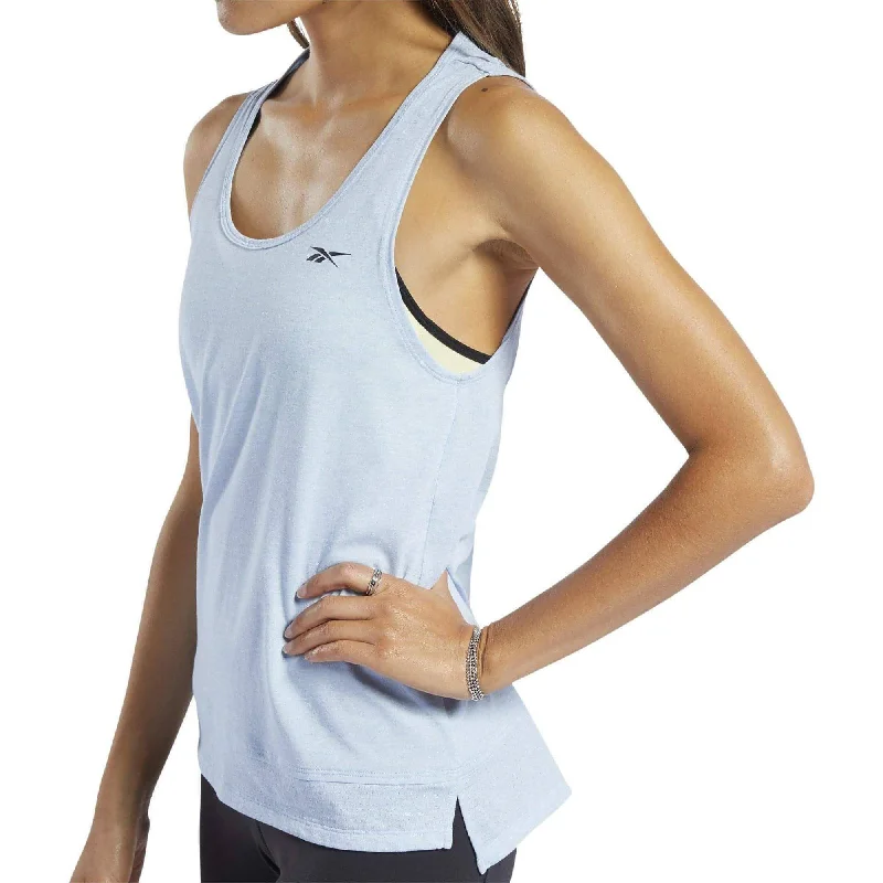 Reebok ActivChill + Cotton Womens Training Vest Tank Top - Blue