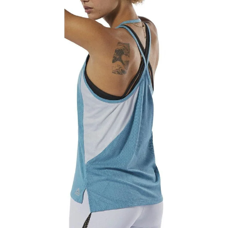 Reebok Smartvent Womens Training Vest Tank Top - Blue