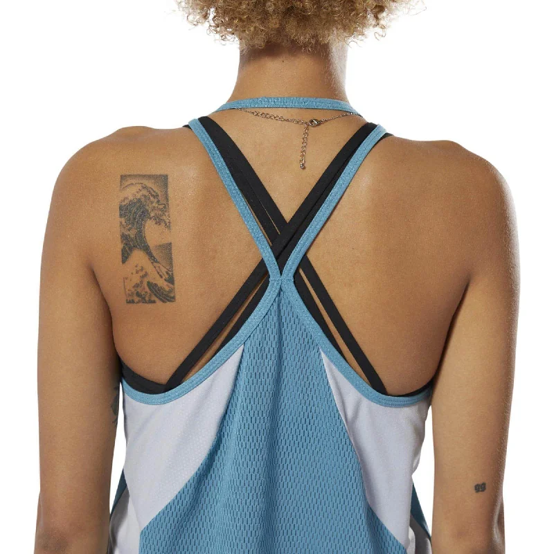 Reebok Smartvent Womens Training Vest Tank Top - Blue