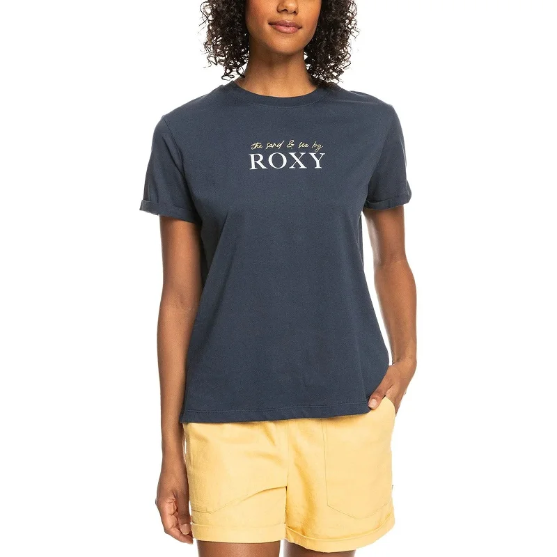 Roxy Womens Noon Ocean Crew Neck T-Shirt