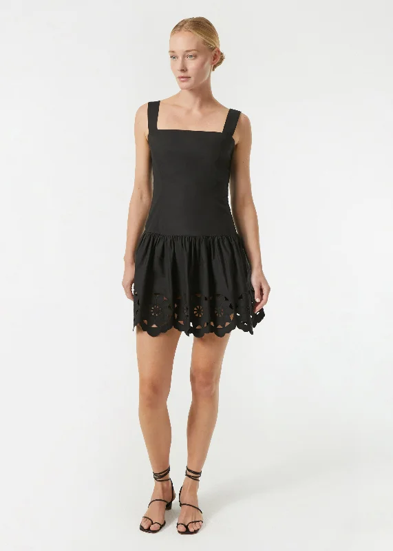 Salina Dress | Black Eyelet