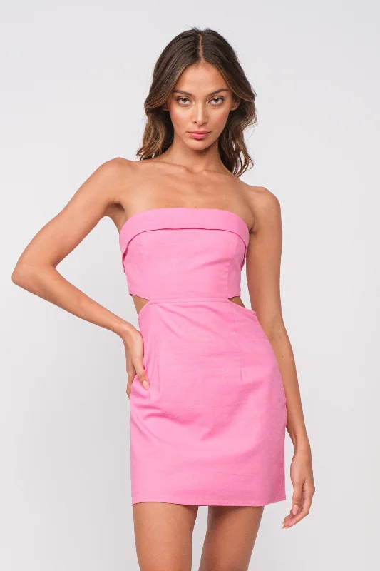 Think Pink Mini Dress