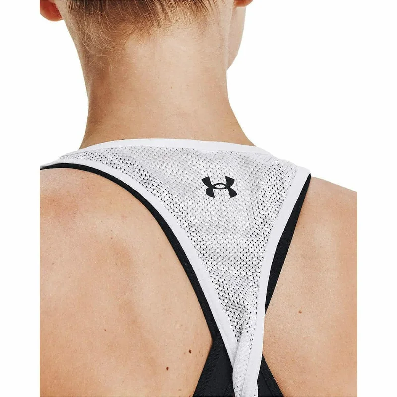 Under Armour Tech Vent Womens Training Vest Tank Top - White