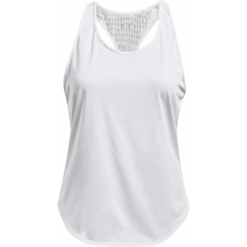 Under Armour Tech Vent Womens Training Vest Tank Top - White