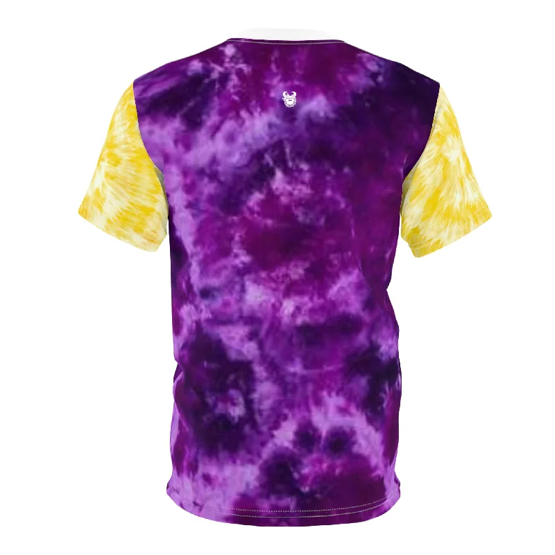 Unisex Cut & Sew Tee - Purple/Gold Tie-Dye - Husband for Tickets