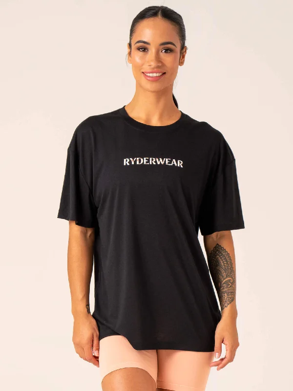 Unstoppable Oversized T-Shirt - Black