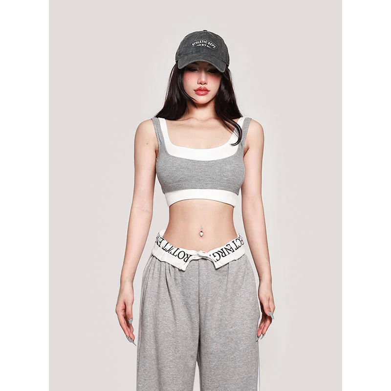 S / Gray two-piece