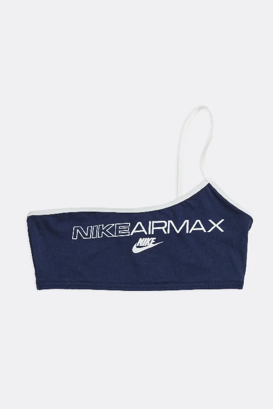 Rework Nike One Shoulder Bra Top - M