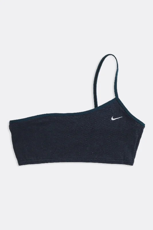 Rework Nike One Shoulder Bra Top - XS, S, M, L, XL