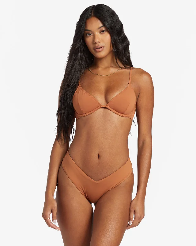 Sol Searcher Reese Uwire Bikini Top - Golden Brown