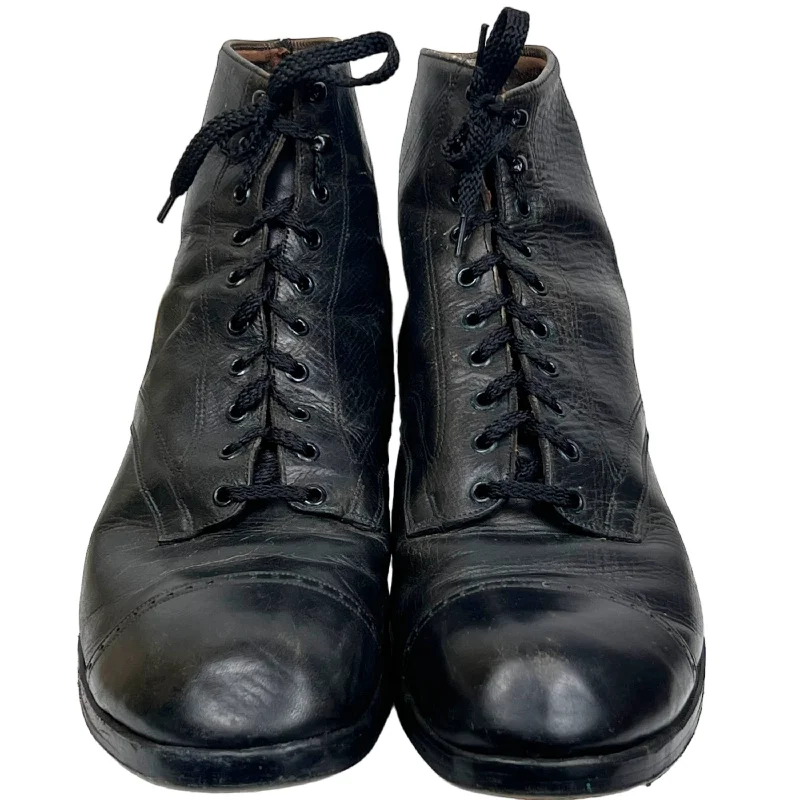 Antique 1920s Balmoral Boots Lace Up Derby Style Mens Size M