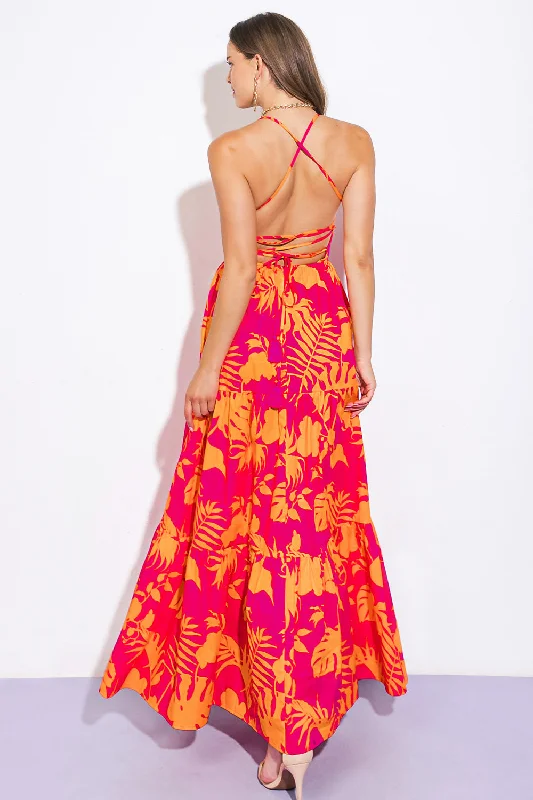 CLOSE TO YOUR HEART WOVEN MAXI DRESS