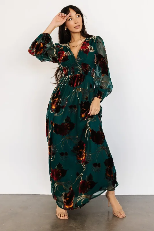 Mikla Maxi Dress | Jade Multi