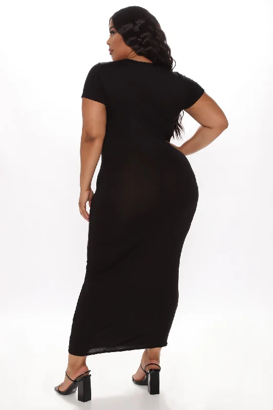 True Facts Maxi Dress - Black