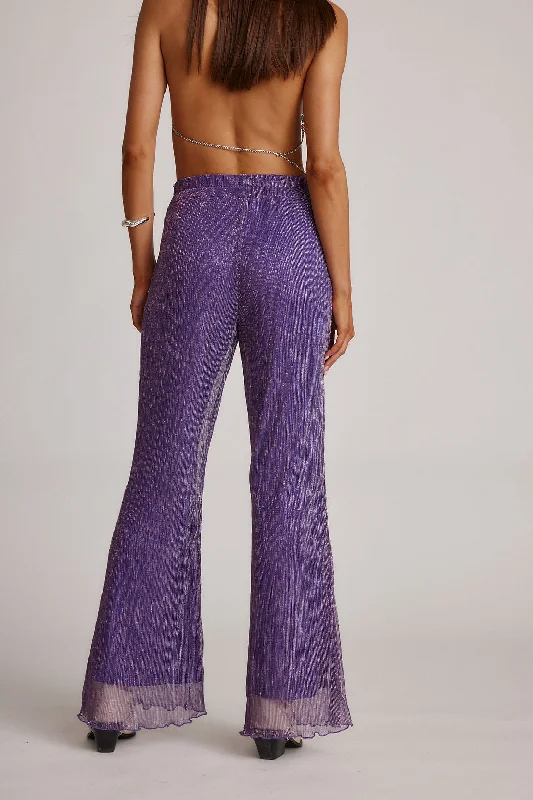 Victoria Purple Pull On Pants